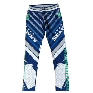 NWOT Seattle Seahawks 3D Blue & Green‎ Leggings For Teens 014